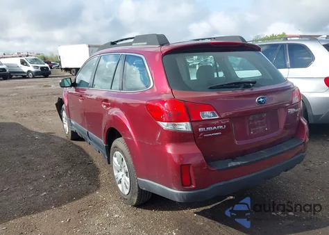 2011 Subaru Outback 2.5I из США, поврежденный, VIN 4S4BRCAC4B3420270